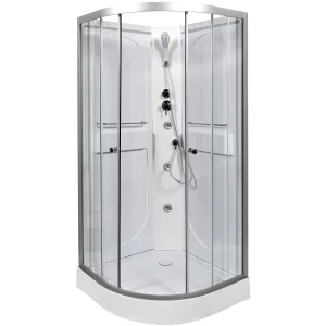 Душевая кабина Deto L 608 N 80х80 с гидромассажем и LED подсветкой